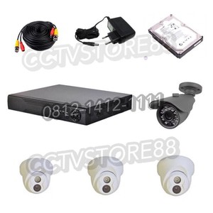paket cctv ahd 4 channel hd paket cctv 4 kamera