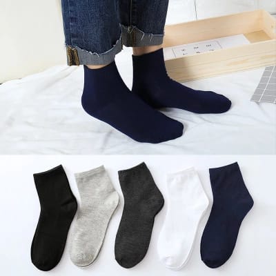 TOKO KL | ( PAKE 3 PASANG ) KAOS KAKI PRIA DEWASA KERJA KANTORAN / KAOS KAKI PENDEK POLOS FORMAL / MEN SOCKS BUSSINES MURAH