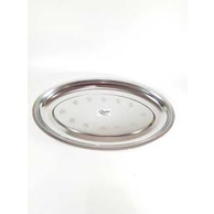 nampan oval stainless  UK 30 cm - nampan jumbo