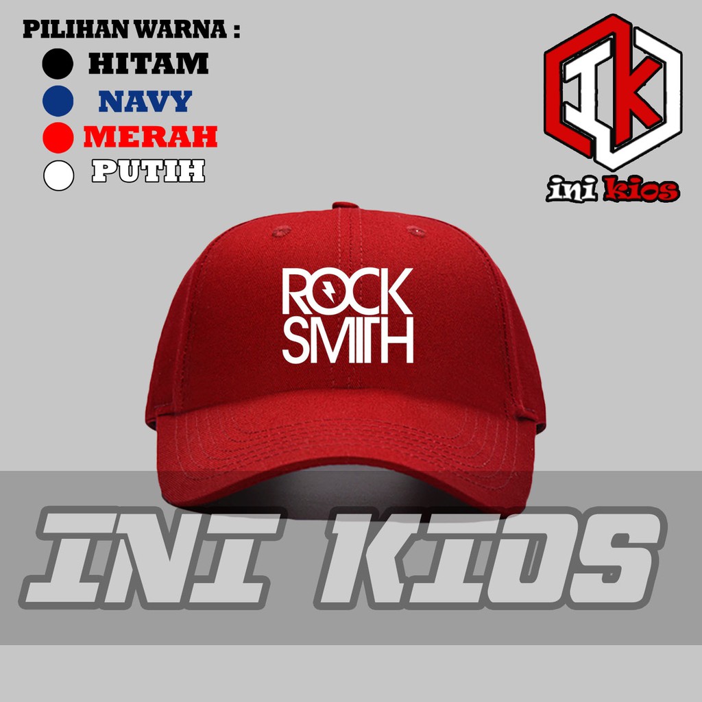 KEREN Topi BASEBALL ROCKSMITH ROCK SMITH Distro Pria Wanita Polos MANTAP