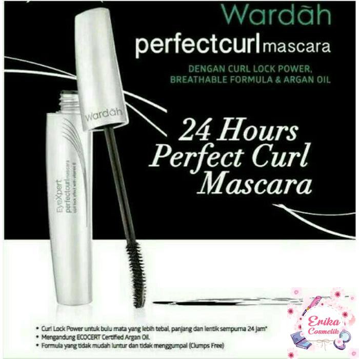 ORIGINAL Maskara Wardah Perfectcurl EyeXpert Mascara Hitam Waterproof Perfect Curl
