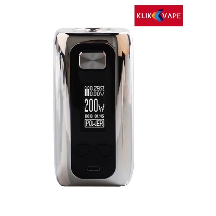 Think Vape Thor 200W Mod - SILVER CHROME [Authentic] KlikVape Bandung