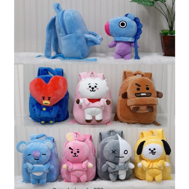 Toysopedia Tas Ransel Boneka RJ Chimmy Tata Koya Mang VAn Shooky Cooky Unofficial/Ransel Anak Sekolah