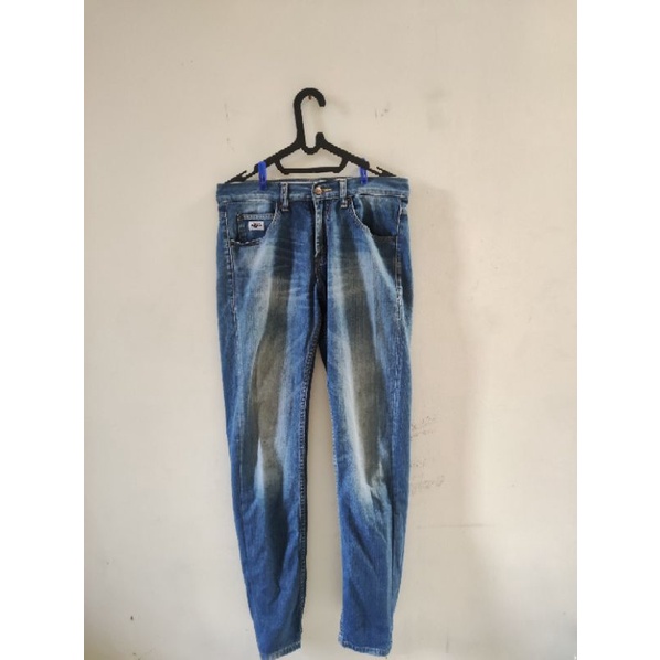 Celana washed jeans amco