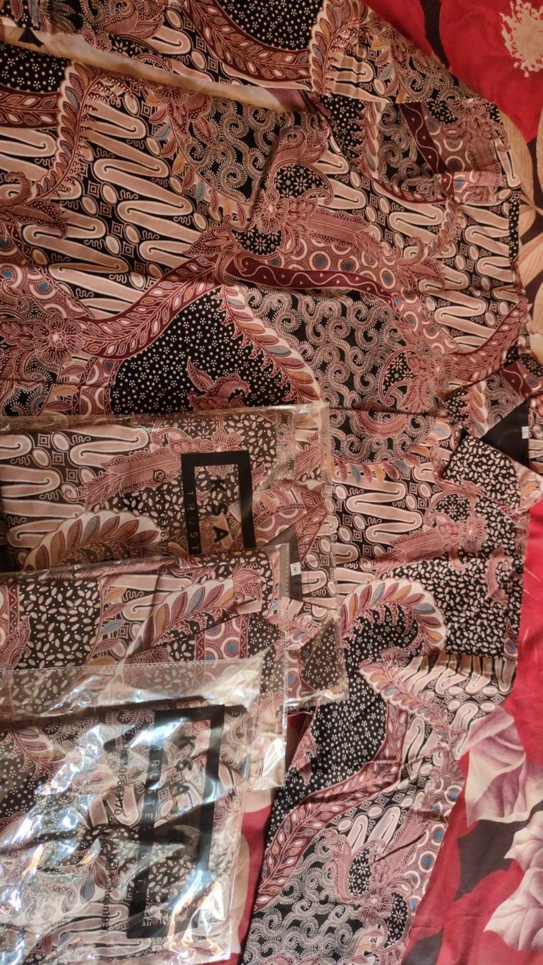 Batik Anak Warna Soft, Kombinasi Warna Nude Pastel, Batik Pink Marun Milo, Kemeja Batik Anak