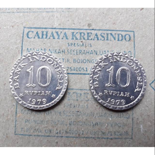 Uang logam 10 rupiah