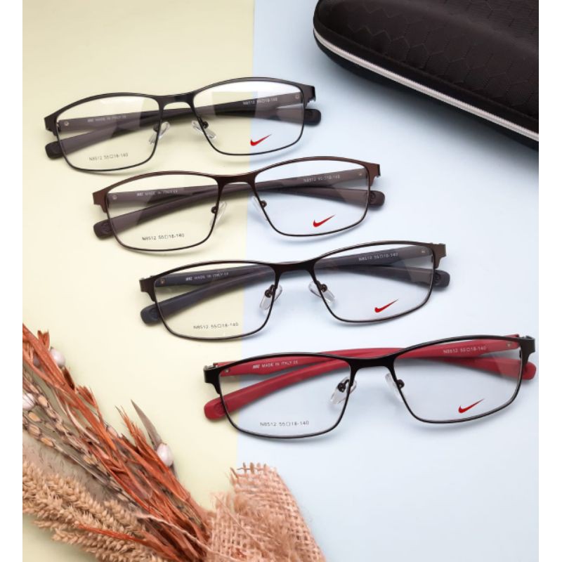Kacamata COWOK NK Full Frame FREE Lensa Minus+Antiradiasi