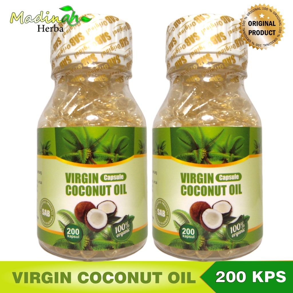 Kapsul VCO | Virgin Coconut Oil Mengatasi Serangan Jantung 200 kapsul