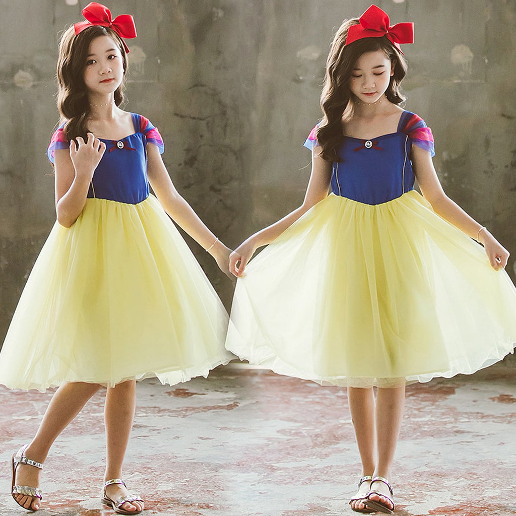 Dress Anak Perempuan PREMIUM Pretty Navy Yellow