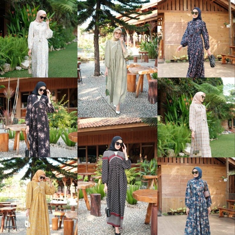✨DINAN SERIES BY SENYENYAKITI.ID✨//MIDI ADHA SERIES// RAYA SERIES READY STOCK // DASTER SENYENYAKITU