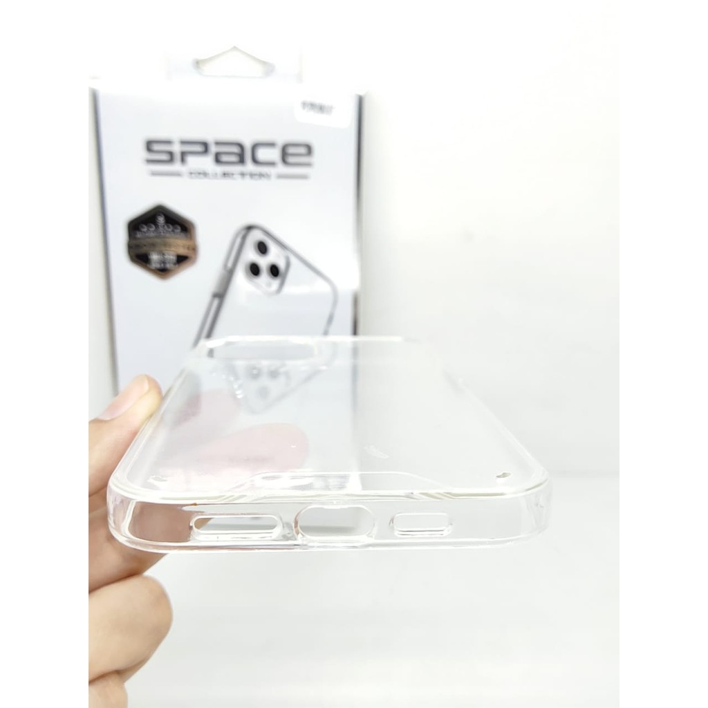 SPACE Case iPhone 12 Pro Max 6.7 inchi Drop Resistan Anti Shock Transparan High Quality