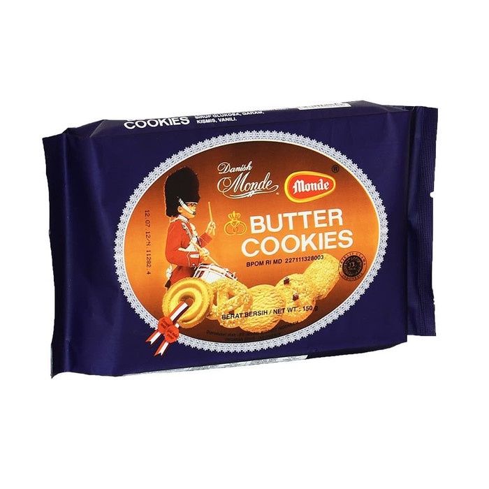 

KERING-KUE- MONDE BUTTER COOKIES 150GRAM 150 GRAM -KUE-KERING.