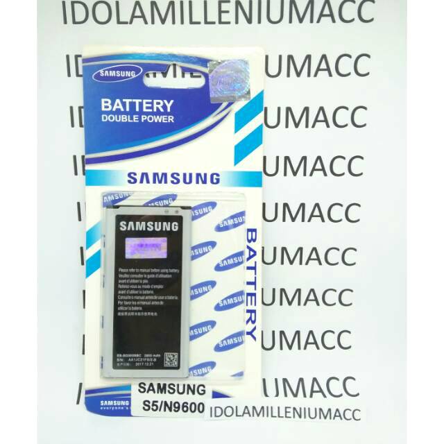 Baterai samsung galaxy S5 / N9600 Ori 99%