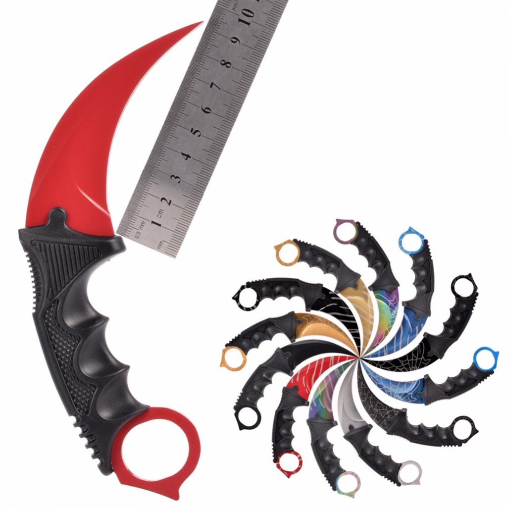 Koleksi Piso KNIFEZER Vastar Pisau Karambit CS GO Collector Knife