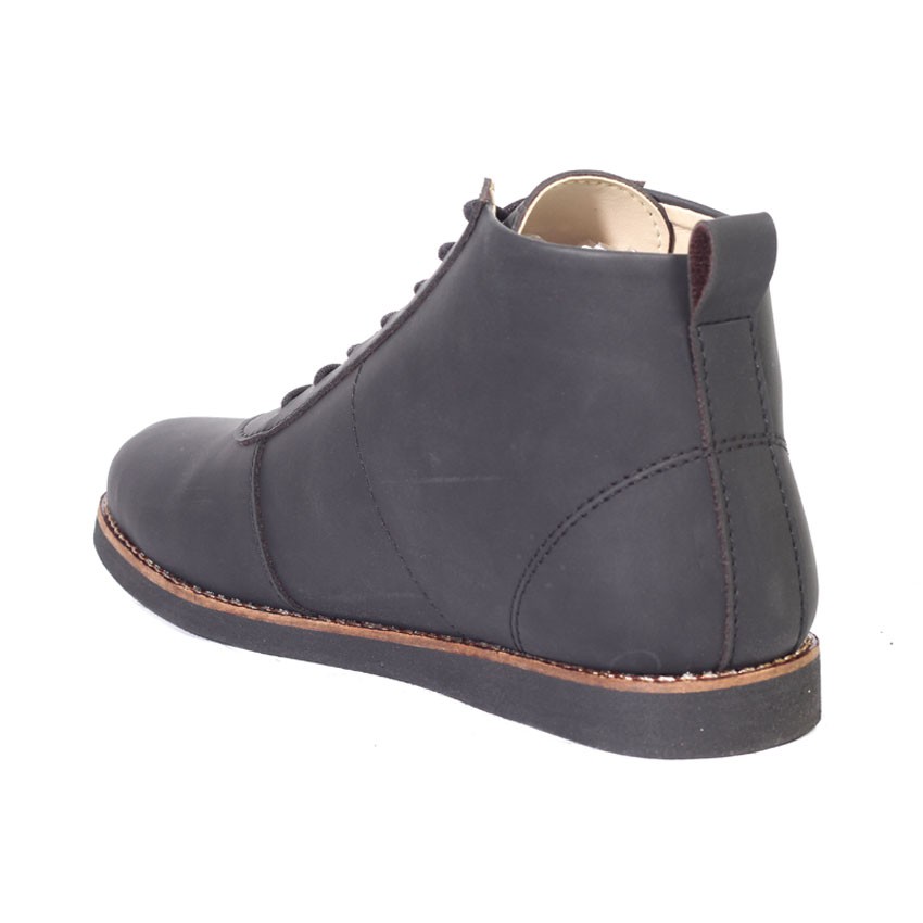 SCOUT BLACK |ManNeedMe x Zensa| Sepatu Boots Clasic Pria