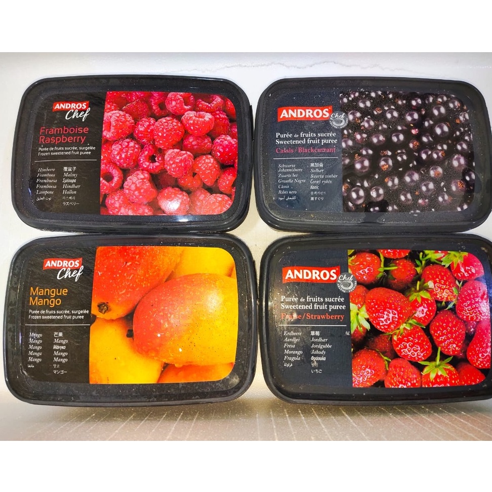 Jual ANDROS Frozen Fruit Puree 1kg Indonesia