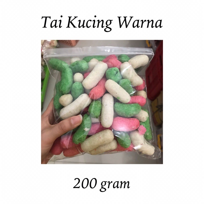 

TAI KUCING WARNA WARNI 200 GRAM | DONAT WARNA WARNI TAI KUCING MANIS KUE WIDARAN SNACKY MEDAN