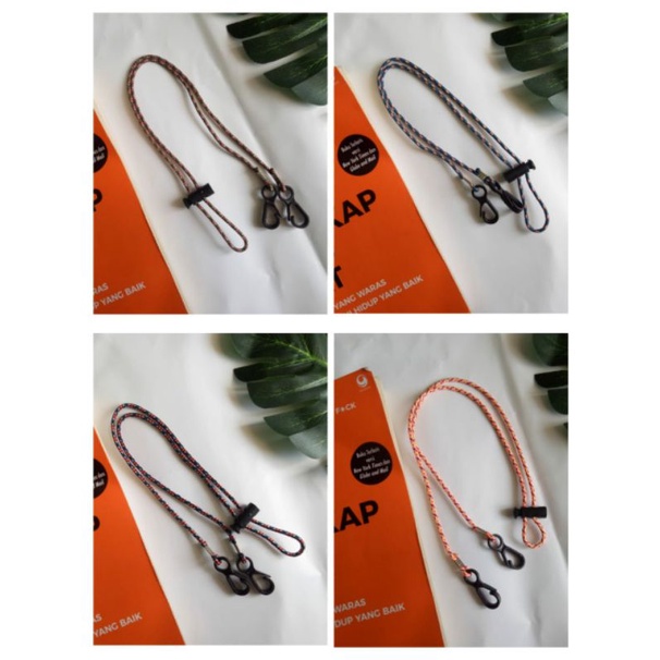 kalung strap masker hijab KN95 duckbill konektor mask kain KF94 sensi terlaris terbaru COD tiktok
