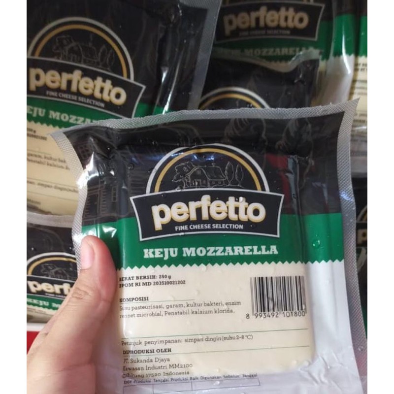 

Keju Mozarella Perfetto 250gr