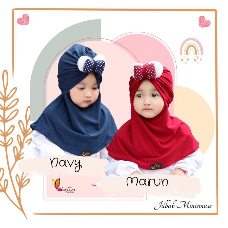 jilbab MINIEMOUSE | jilbab anak perempuan 1 2 3 4 5 Th