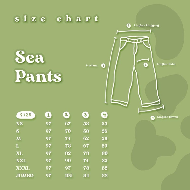 SEA PANTS [NEW COLOR]