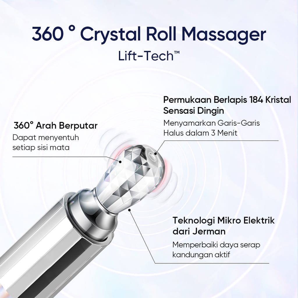 [BPOM] Skintific 360 Crystal Massager Lifting Eye Cream