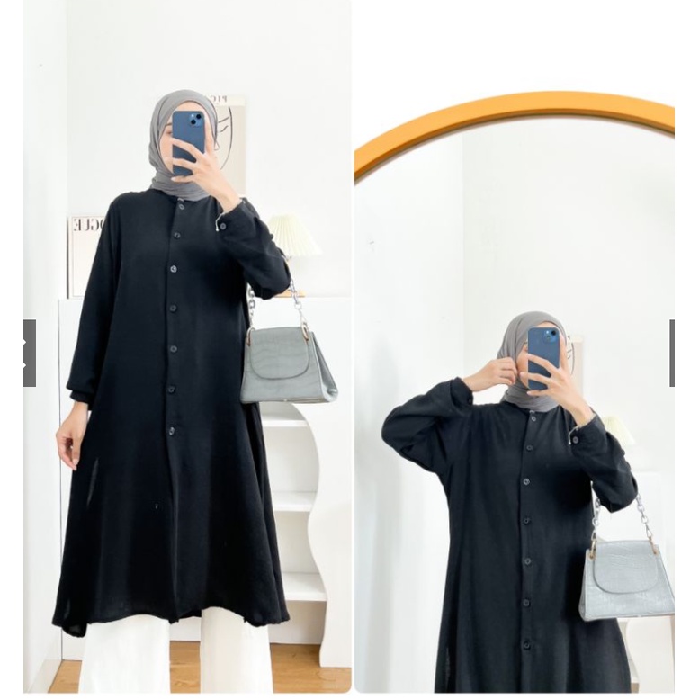 BAJU ATASAN WANITA TERBARU / TUNIK ATASAN WANITA CRINKLE / ATASAN  WANITA CRINCLE / LONG TUNIK CRINKEL / ATASAN WANITA MUSLIMAH / LONG TUNIK WANITA