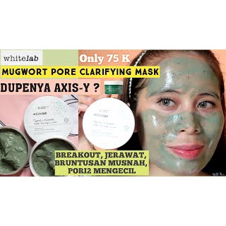 [ORI] Masker Mugwort Perawatan Wajah dengan Kandungan Utama Niacinamide + Green Tea Leaf + Cica - Whitelab