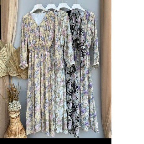 gamis bunga xoxo premium