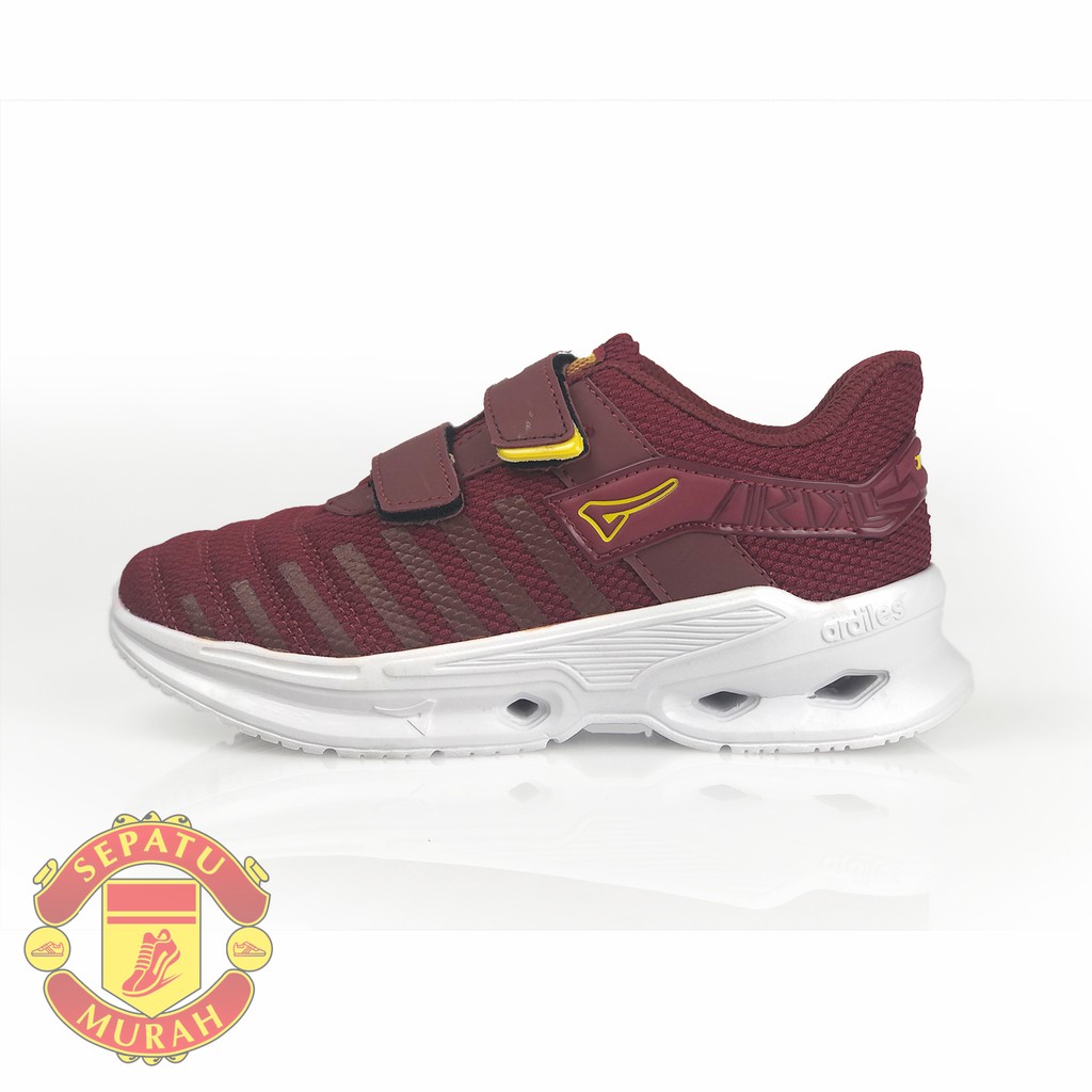 Sepatu Ardiles Anak Lelaki Lehuga - Maroon