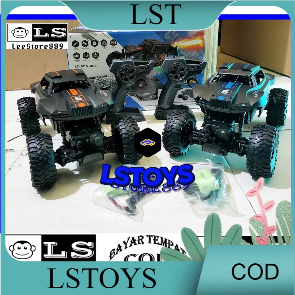 leestore889 MURAH RDR1143 RC Asap Spray Smoke Rock Crawler Offroad Off Road Pasir Gunung Buggy Maina