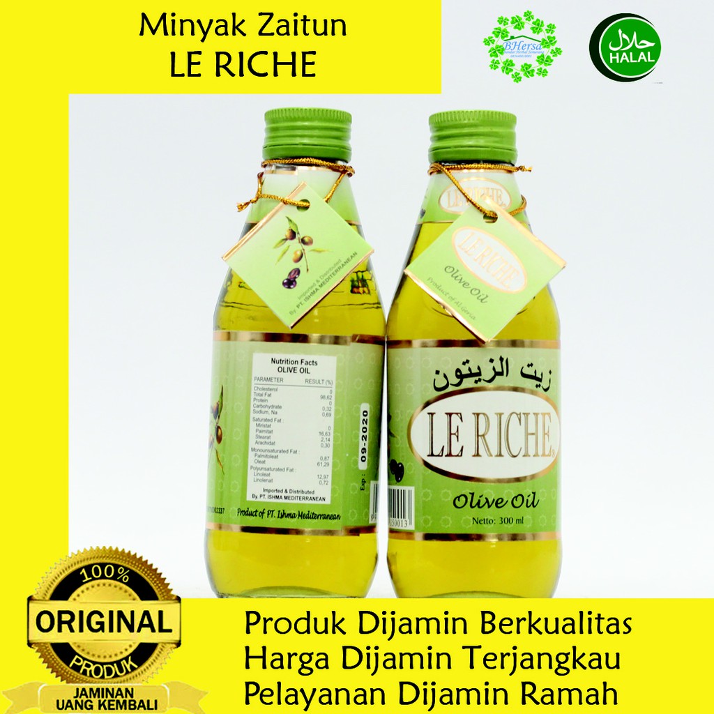 Minyak Zaitun Le Riche - Minyak Zaitun ASLI