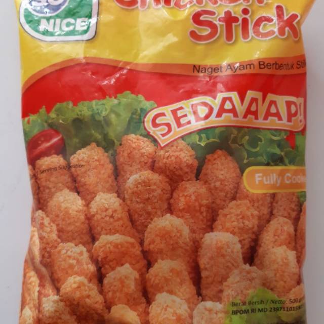 

So Nice Sedaaap Chicken Stick 500gr / Naget Ayam Stik 500gr