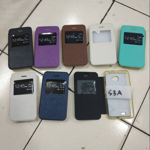 Flip case Advan S3A flipcase book cover sarung buku flipshell