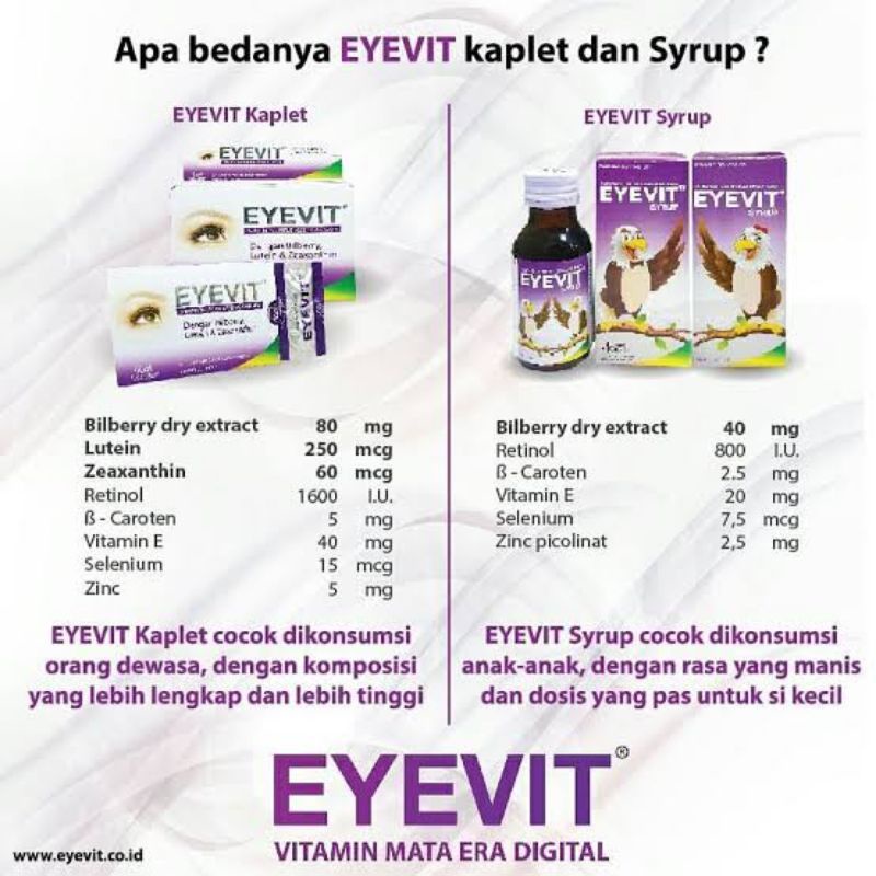 Eyevit Vitamin Mata isi 30 Tablet