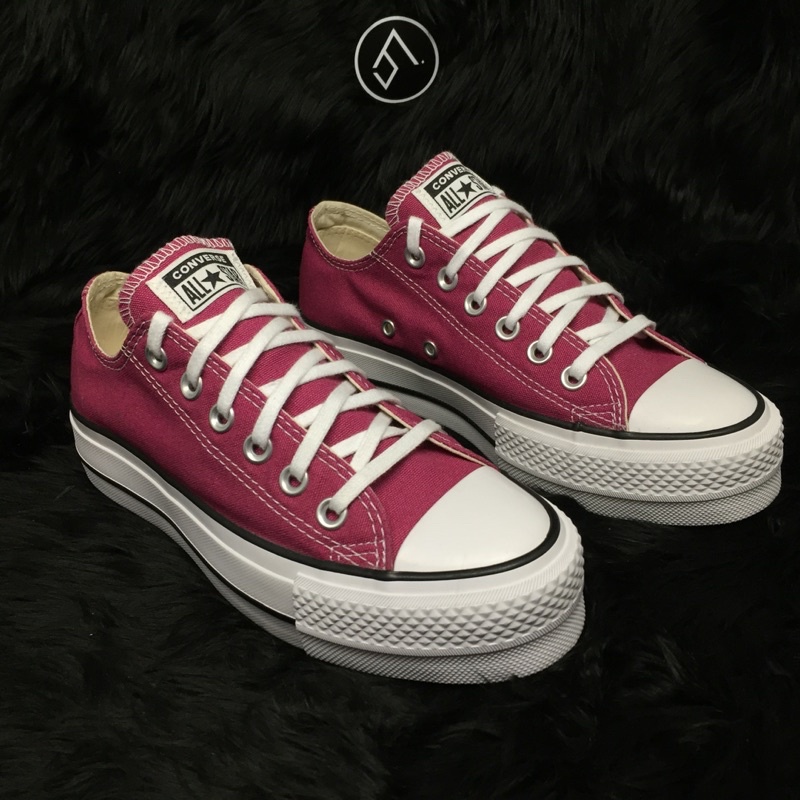 Converse CTAS OX Lift/Platform - Midnight Red