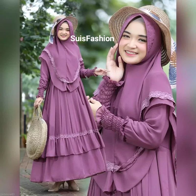 Gamis Lebaran Gamis Set Mutia Syar'i
