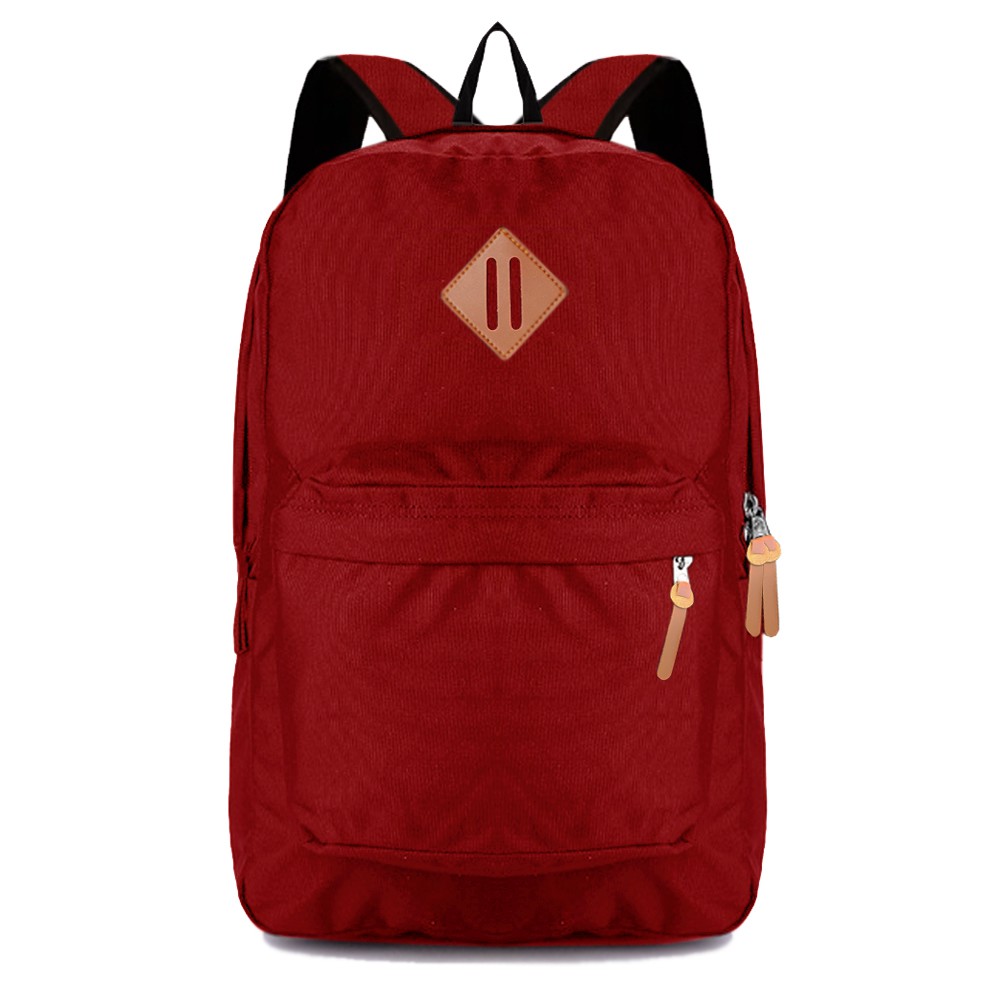 SHOPEE 7.7 BOMBASTIS SALE!! Backpack Pria Wanita PMP20354 Tas Ransel Laptop Tas Pria Wanita 16 Inchi - Red