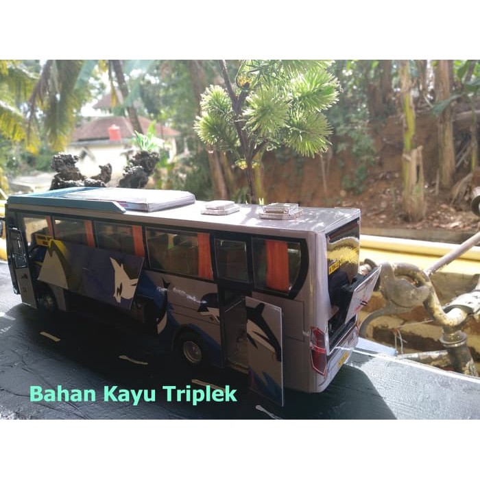 Miniatur Bis sugeng rahayu full interior miniatur busTSU294