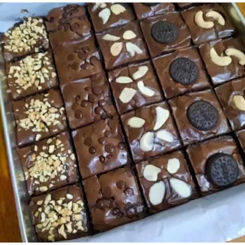 

Fudge Brownies | Fudgy Brownies | Brownies Panggang | Fudgy Brownies Premium