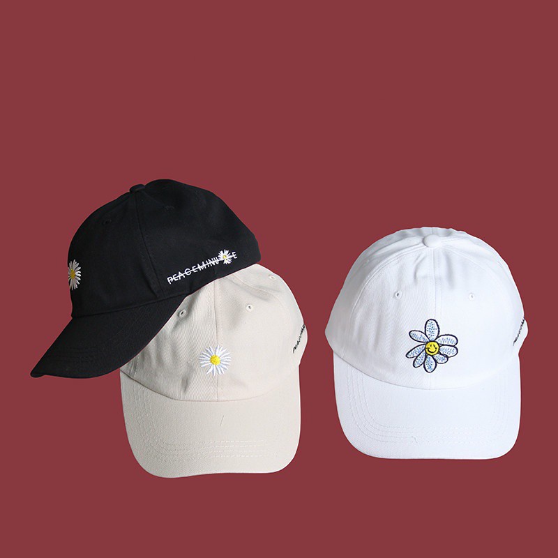 Daisy Baseball Cap Street Retro Trendy Personality