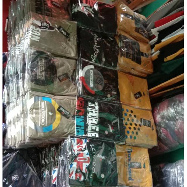 Grosir kaos distro Bandung ECER / GROSIR