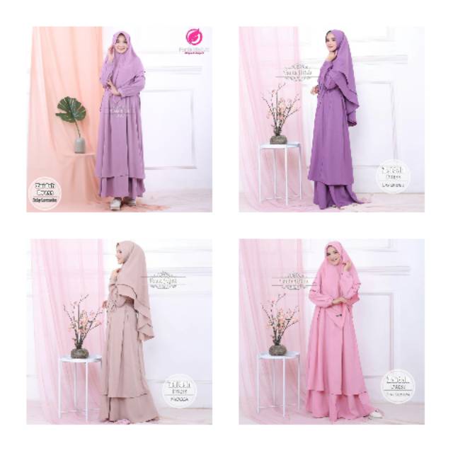ZAIDAH DRESS/ GAMIS ZAIDAH/ GAMIS BUSUI/ FANIA HIJAB