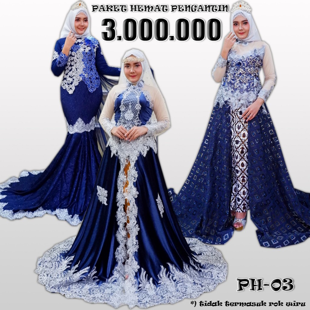 PAKET WEDDING KEBAYA PENGANTIN COUPLE LENGKAP CANTIK MURAH BANGET