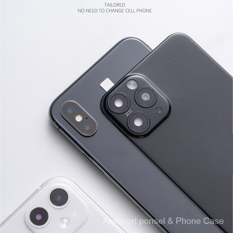 For Case iP XR changed to iP 12Pro / iP 11 changed to iP 12Pro / iP X/XS changed to iP 11 Pro / xr changed to iP 11 / xsmax changed to iP 11promax camera fake back cover