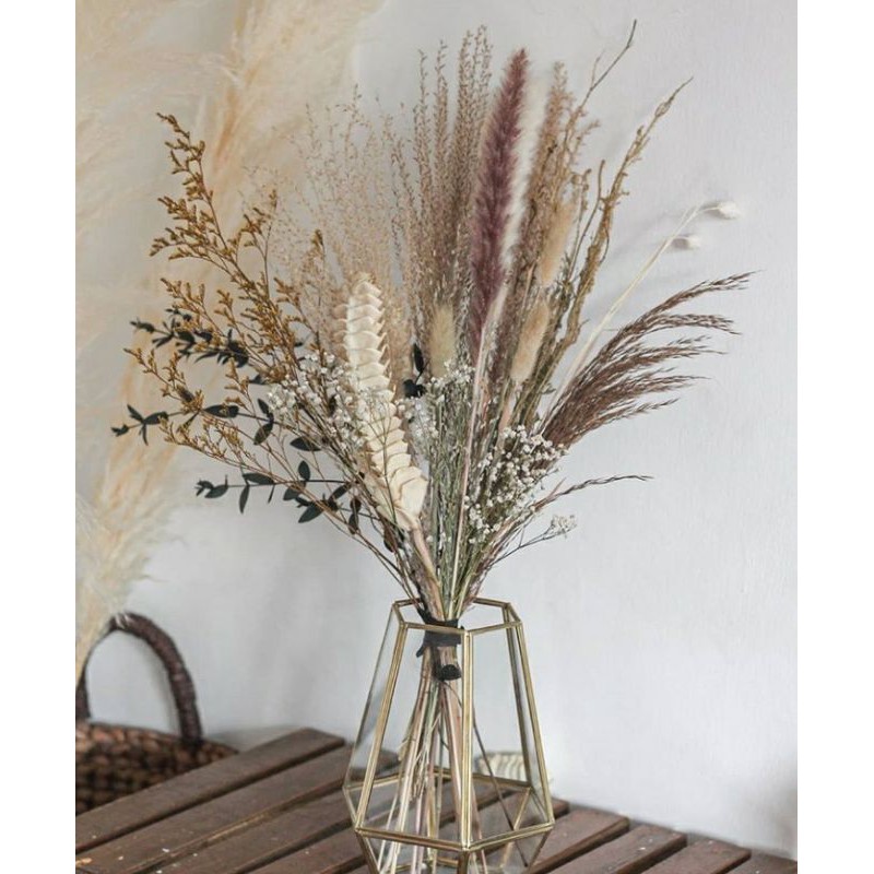 DRIED FLOWER / BUNGA KERING / TERRARIUM / HAND BOUQUET / CENTER PIECE / VAS BUNGA