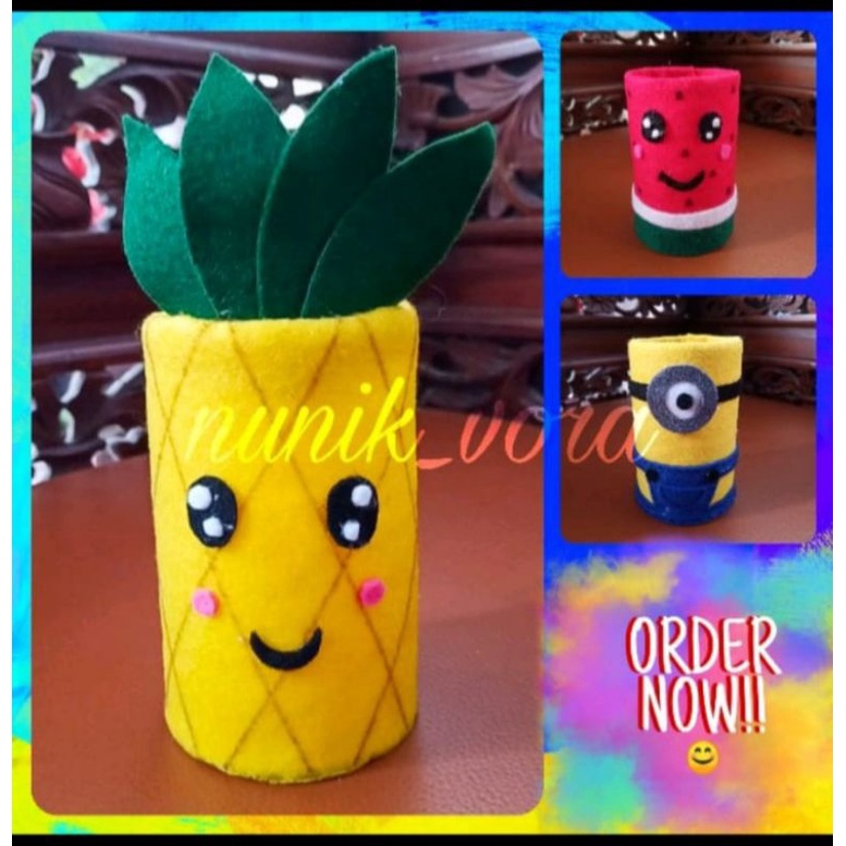 

Tempat Pensil Botol Bekas Satuan