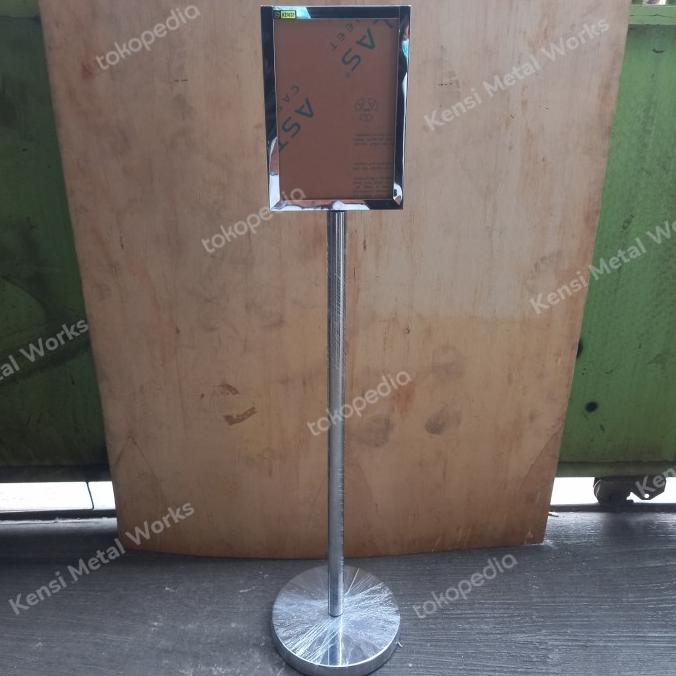 

Sign Frame Stand Stainless Signage Standing Stand Display A4 Stainless