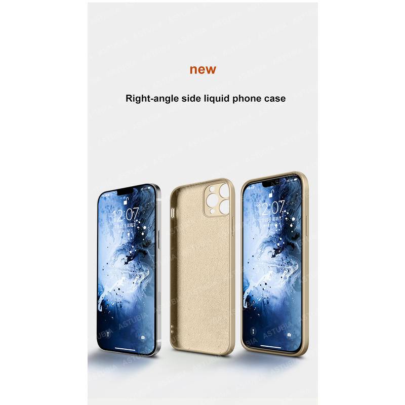 Astubia Soft Case Silikon Tahan Banting Untuk iPhone 13 14 Pro MAX PLUS XS MAX XR X 7 8 PLUS 14 13