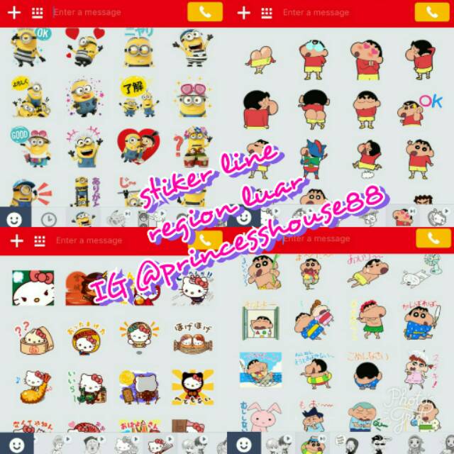 STIKER LINE REGION LUAR